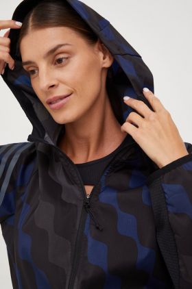 adidas Performance windbreaker Marimekko , culoarea negru, de tranzitie