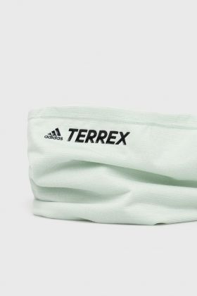 adidas TERREX fular impletit culoarea verde, neted