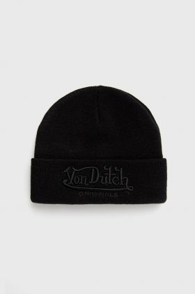 Von Dutch caciula culoarea negru,