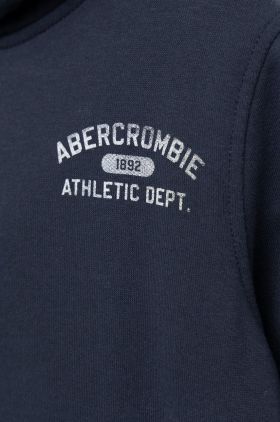 Abercrombie & Fitch bluza copii cu glugă, cu imprimeu