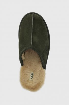 UGG papuci din piele intoarsa M Scuff , culoarea verde