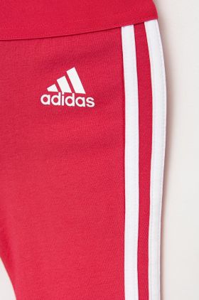 adidas leggins bebe culoarea roz, cu imprimeu