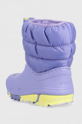 Crocs cizme de iarna copii culoarea violet