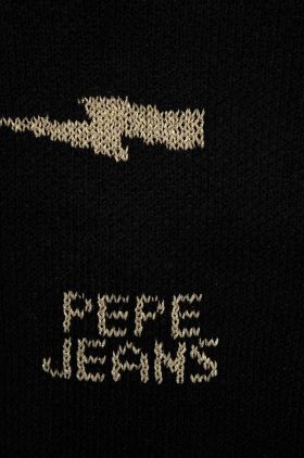 Pepe Jeans pulover copii culoarea negru