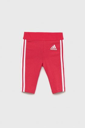 adidas leggins bebe culoarea roz, cu imprimeu