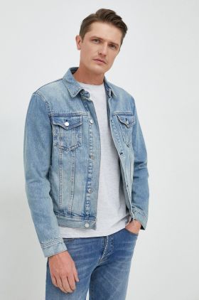 Armani Exchange geaca jeans barbati, de tranzitie