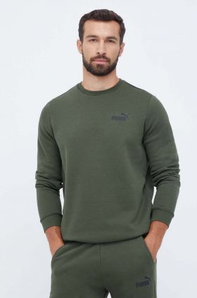 Puma bluza barbati, culoarea verde, cu imprimeu