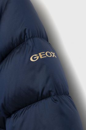 Geox geaca de puf pentru copii culoarea albastru marin