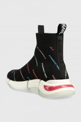 Karl Lagerfeld sneakers Quadra culoarea negru