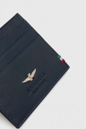 Aeronautica Militare carcasa din piele barbati, culoarea maro