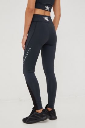 LaBellaMafia leggins de antrenament Unbroken femei, culoarea gri, modelator