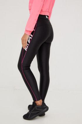 LaBellaMafia leggins de antrenament femei, culoarea negru, cu imprimeu