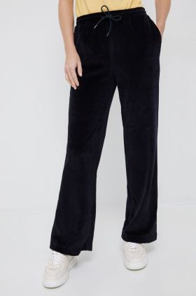 PS Paul Smith pantaloni femei, culoarea negru, drept, high waist