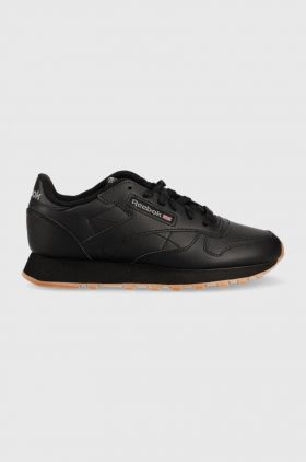 Reebok Classic teniși din piele copii Cl Lthr culoarea negru