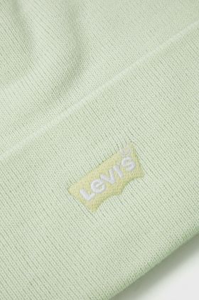 Levi's căciulă culoarea verde, din tricot gros D5459.0008-30