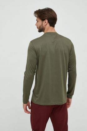 Under Armour mânecă lungă de antrenament Tactical culoarea verde, neted