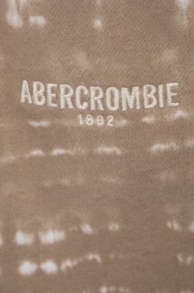 Abercrombie & Fitch pantaloni de trening pentru copii culoarea bej, modelator