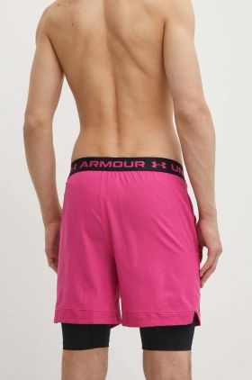 Under Armour pantaloni scurți de antrenament Vanish barbati, culoarea roz