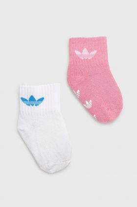 adidas Originals sosete copii culoarea roz