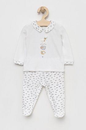 Birba&Trybeyond compleu bebe culoarea alb