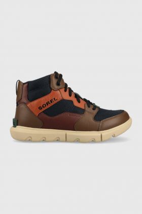 Sorel sneakers Explorer Sneaker Mid culoarea maro