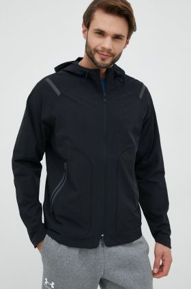 Under Armour windbreaker Unstoppable culoarea negru, de tranzitie