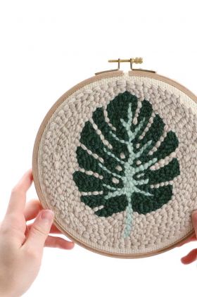 Graine Creative trusa de broderie Tropical Leaf
