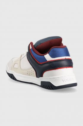 Tommy Jeans sneakers din piele Tommy Jeans Skate Sneaker culoarea alb