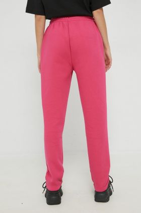 Juicy Couture pantaloni de trening femei, culoarea roz, neted