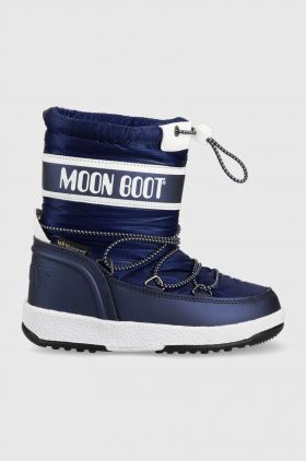 Moon Boot cizme de iarna copii culoarea albastru marin