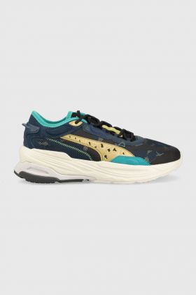 Puma sneakers Extent Nitro Ek Balam barbati, culoarea albastru marin