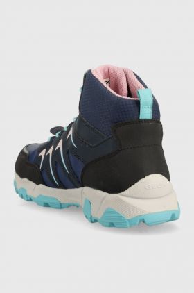 Geox cizme de iarna pentru copii culoarea albastru marin
