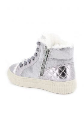 Primigi sneakers pentru copii culoarea argintiu