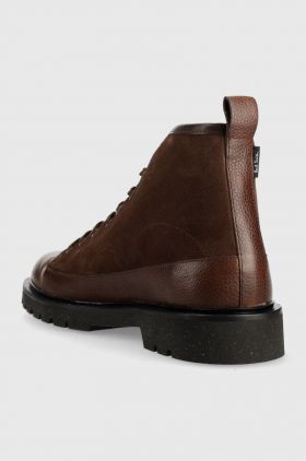 PS Paul Smith ghete de piele Buhl barbati, culoarea maro