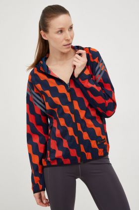 adidas Performance windbreaker Marimekko culoarea rosu, de tranzitie