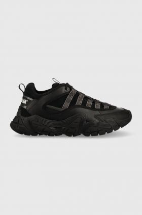 Caterpillar sneakers din piele Vapor Web culoarea negru