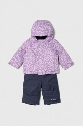 Columbia combinezon bebe culoarea violet