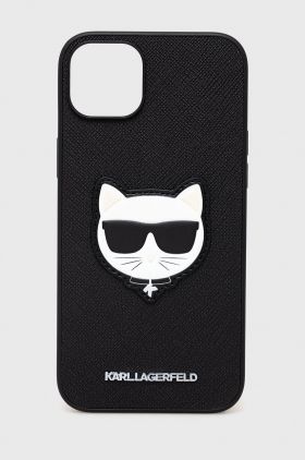 Karl Lagerfeld husa pentru telefon Iphone 14 Plus 6,7" culoarea negru