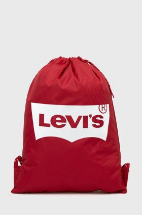 Levi's ghiozdan copii culoarea rosu, cu imprimeu