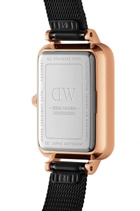 Daniel Wellington ceas Quadro Pressed femei, culoarea roz