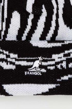 Kangol caciula culoarea alb, din tricot gros