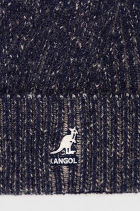 Kangol caciula din amestec de lana culoarea albastru marin,