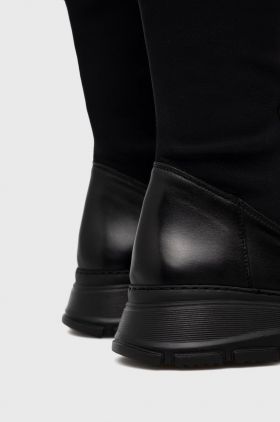 Gant cizme Janebi femei, culoarea negru, cu platforma