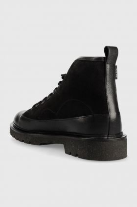 PS Paul Smith pantofi inalti de piele Buhl barbati, culoarea negru