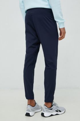 adidas Performance pantaloni de antrenament D4t barbati, culoarea albastru marin, neted