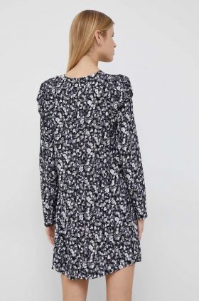 Pepe Jeans rochie Marlene Print culoarea negru, mini, drept