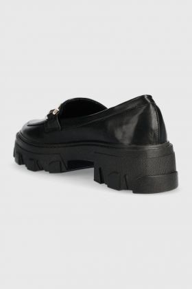 Answear Lab mocasini femei, culoarea negru, cu toc plat