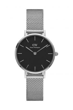 Daniel Wellington ceas Petite 28 Sterling femei, culoarea argintiu