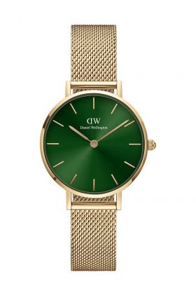 Daniel Wellington ceas Petite Emerald 28 femei, culoarea auriu