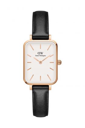 Daniel Wellington ceas Quadro Pressed femei, culoarea roz